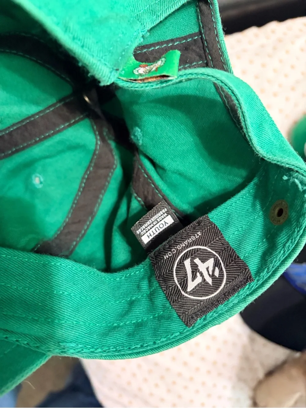 47 Brand Green Celtics Embroidered Baseball Cap